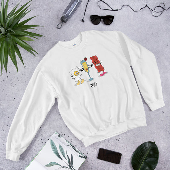 3 Wise Brunch Crewneck Sweater