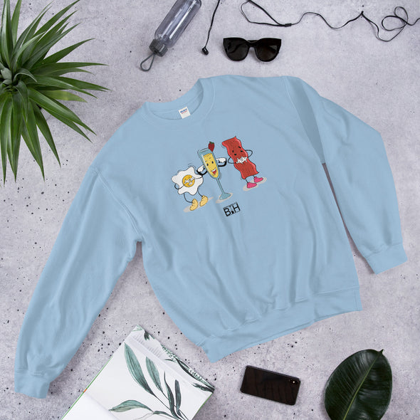 3 Wise Brunch Crewneck Sweater